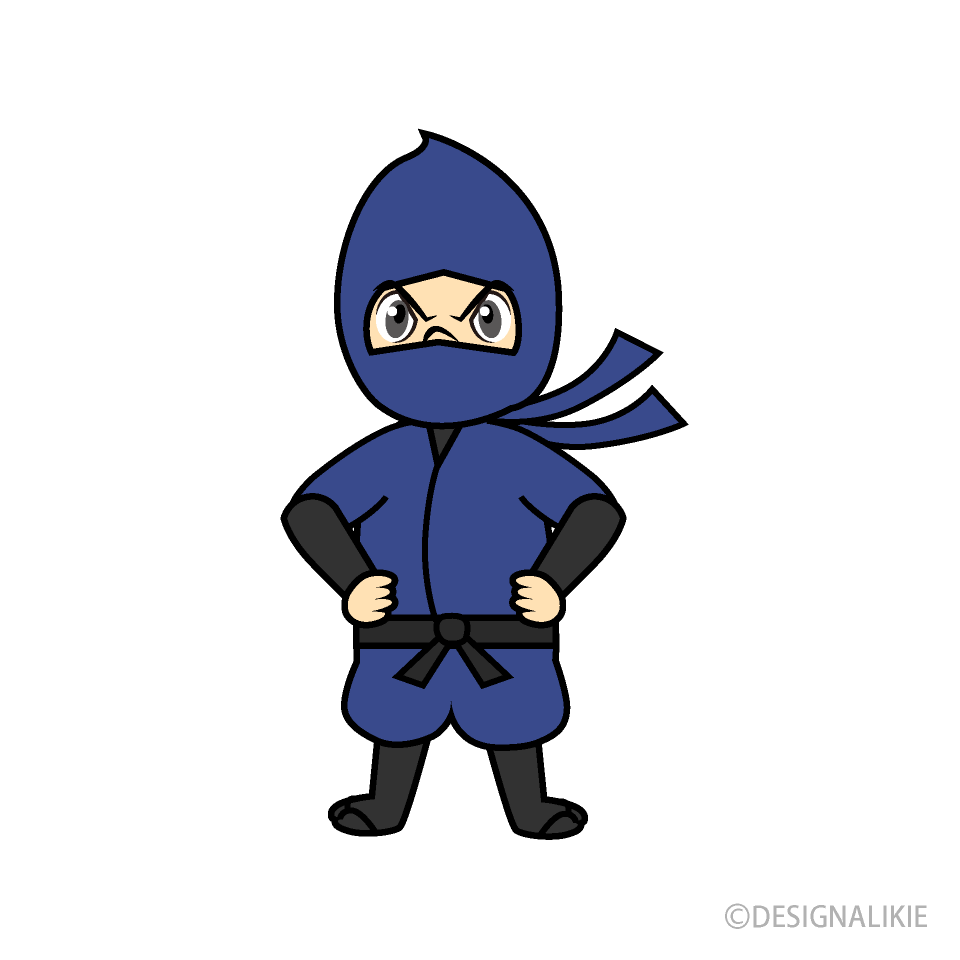 Cartoon Ninja PNG com fundo transparente grátis - Imagens PNG