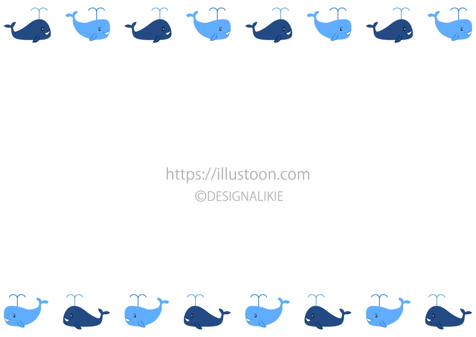 FREE! - Beluga Whale Page Border, Page Borders