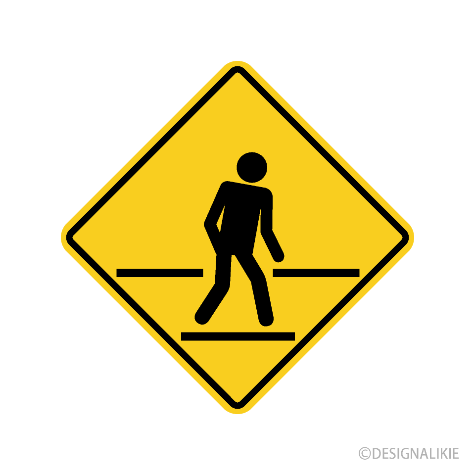 Pedestrian Warning Sign