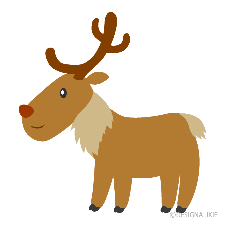 Cute Reindeer from Side