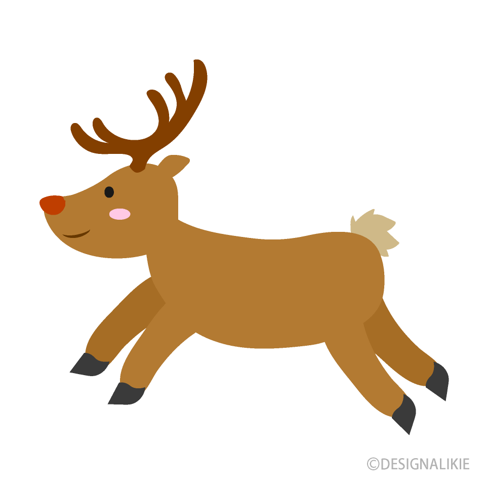 Cute Reindeer Running