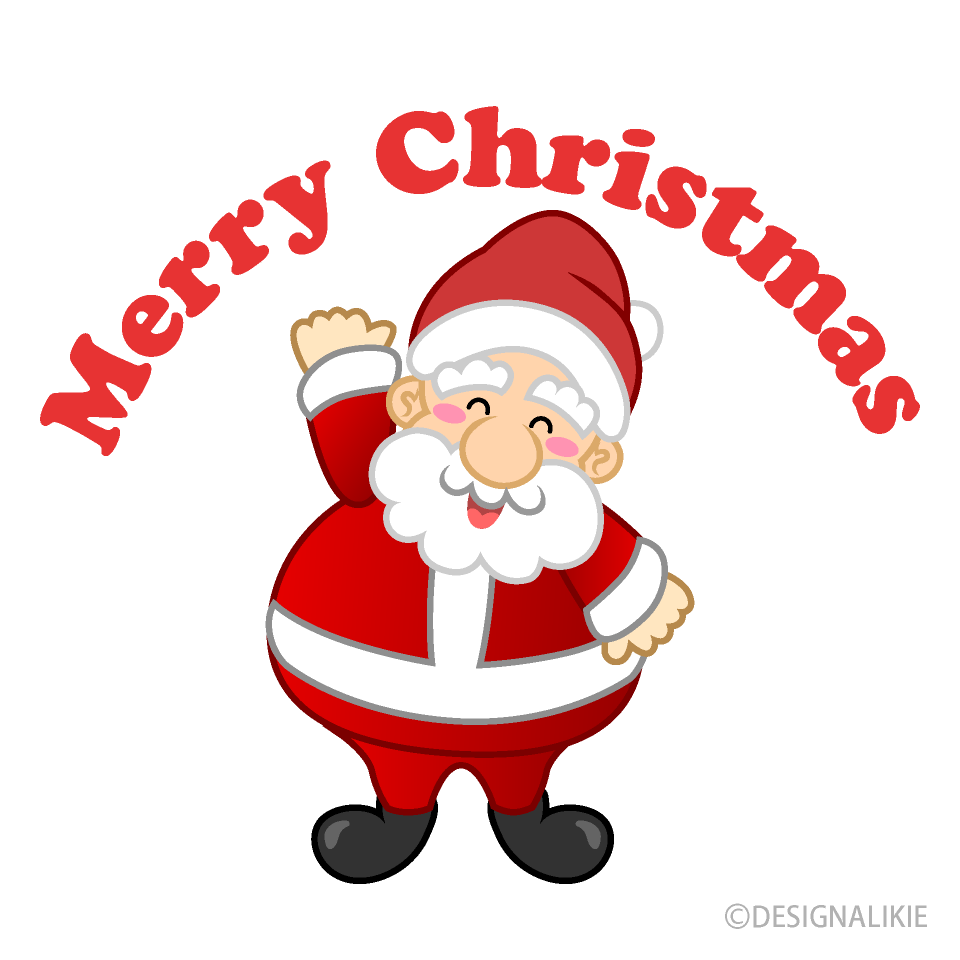 Santa And Merry Christmas Clipart Free Png Image Illustoon