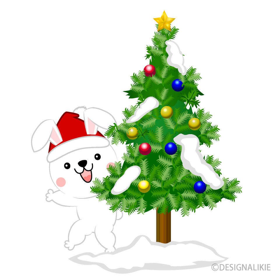 Christmas Tree and Rabbit