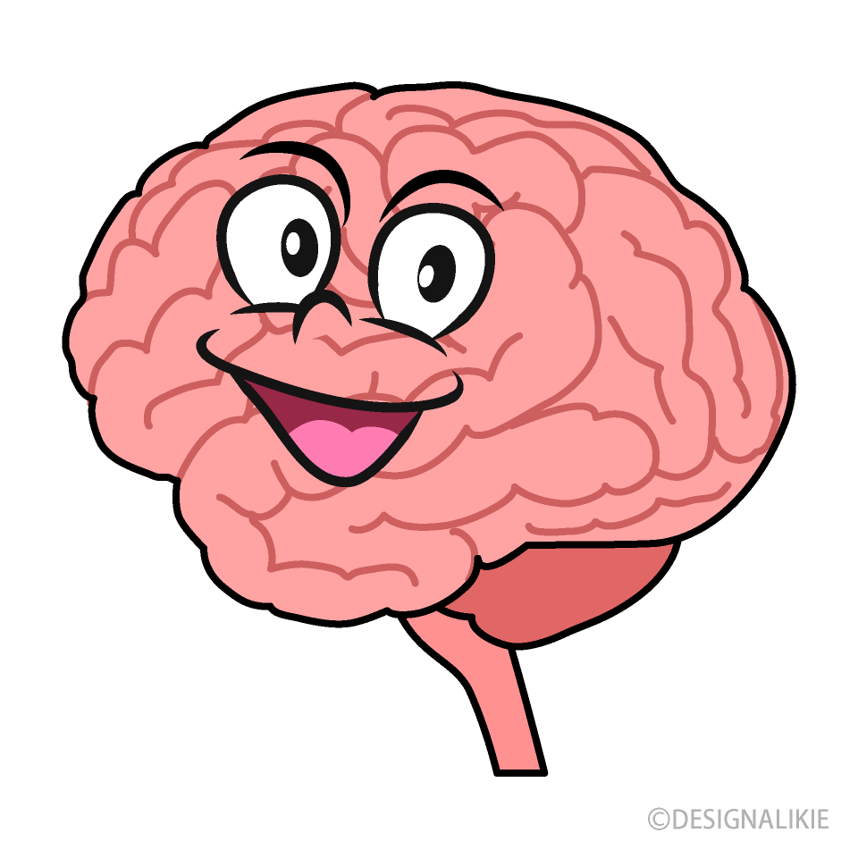 Brain Cartoon Free PNG Image｜Illustoon