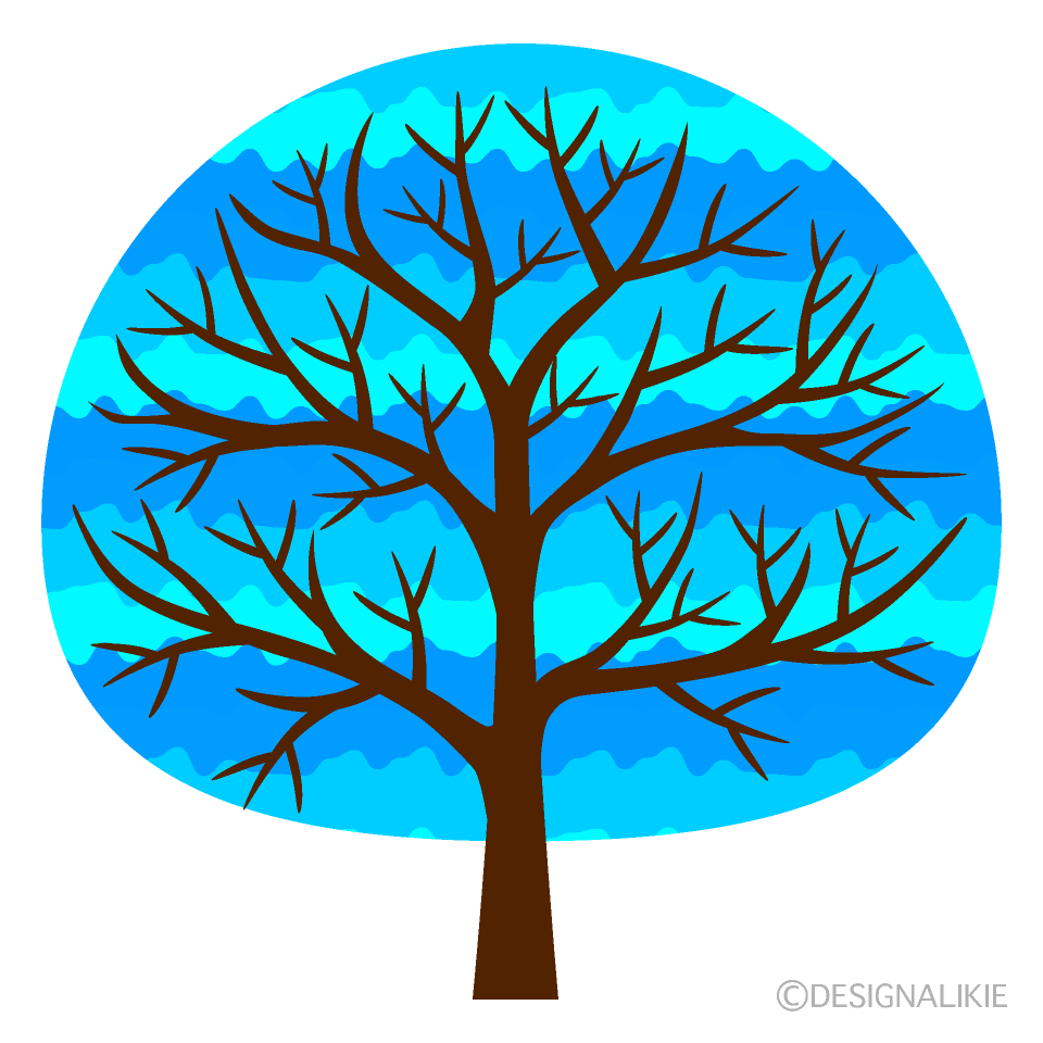 Cute Blue Tree