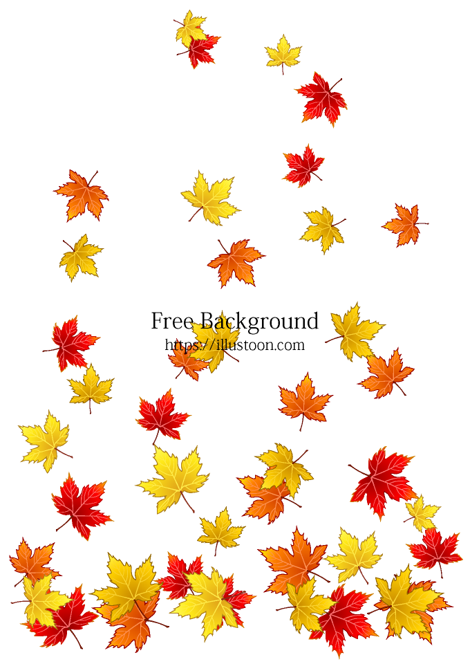 Colorful Fallen Leaves Background