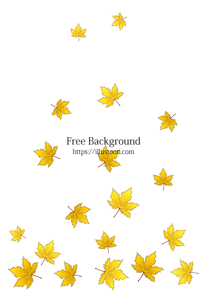 Yellow Fallen Leaves Background