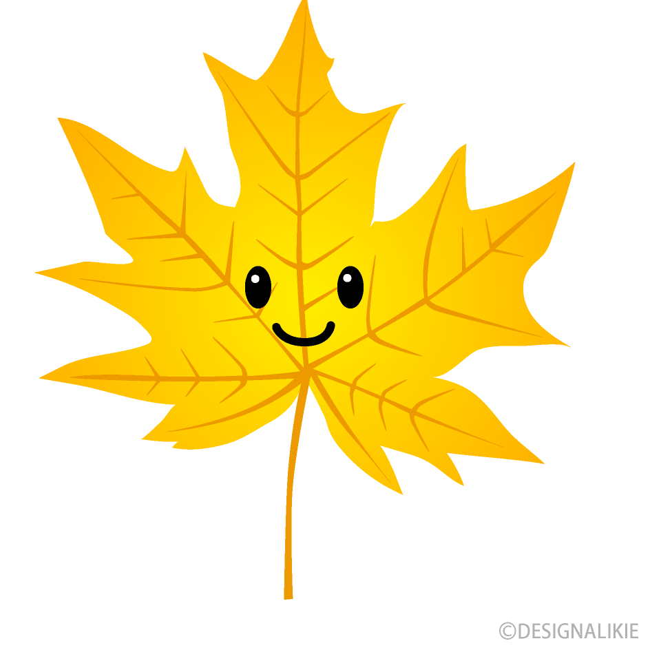 Cute Yellow Maple Leaf