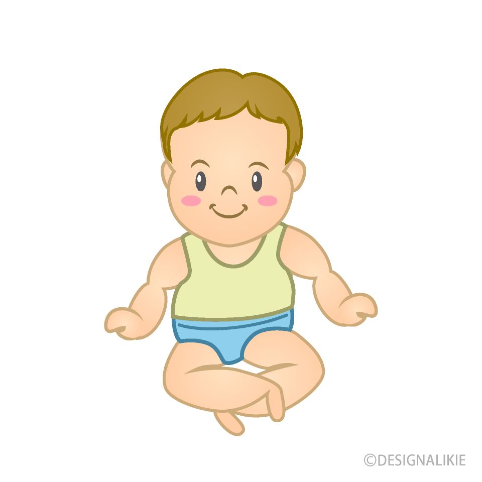 Smile Baby Clip Art Free PNG Image｜Illustoon