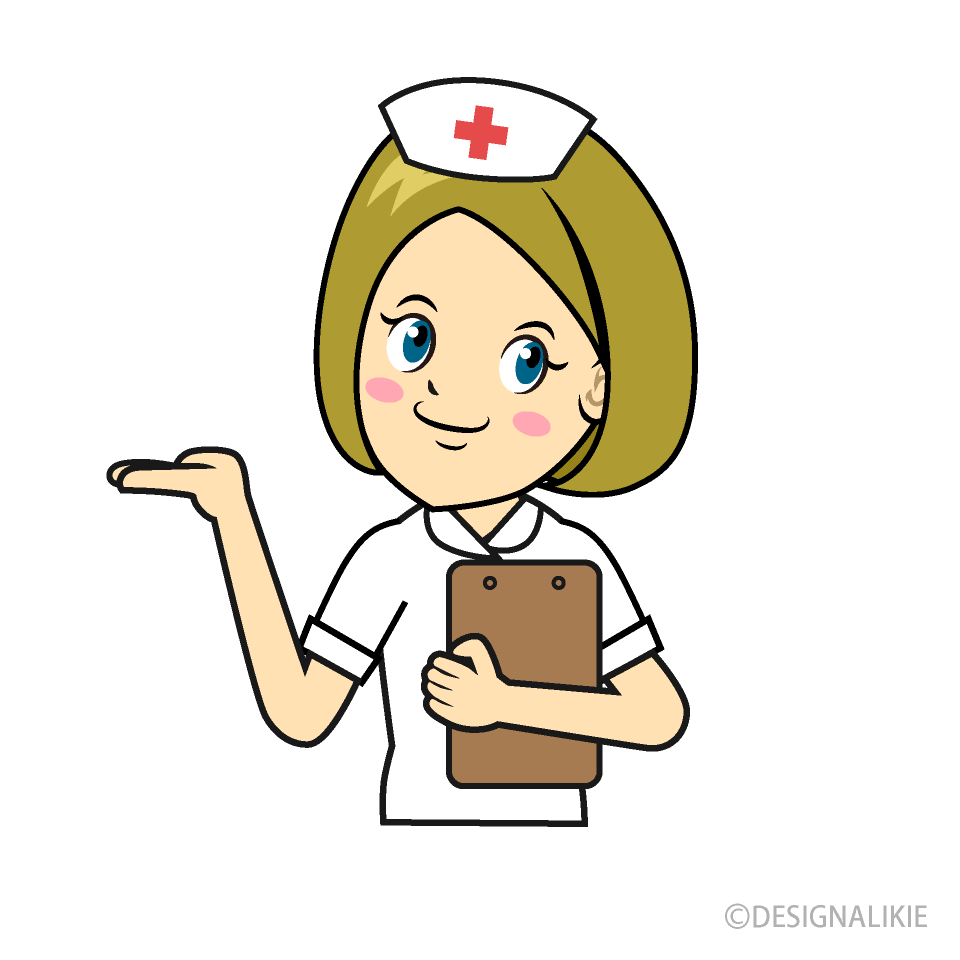 Nurse Guide Cartoon Free PNG Image｜Illustoon