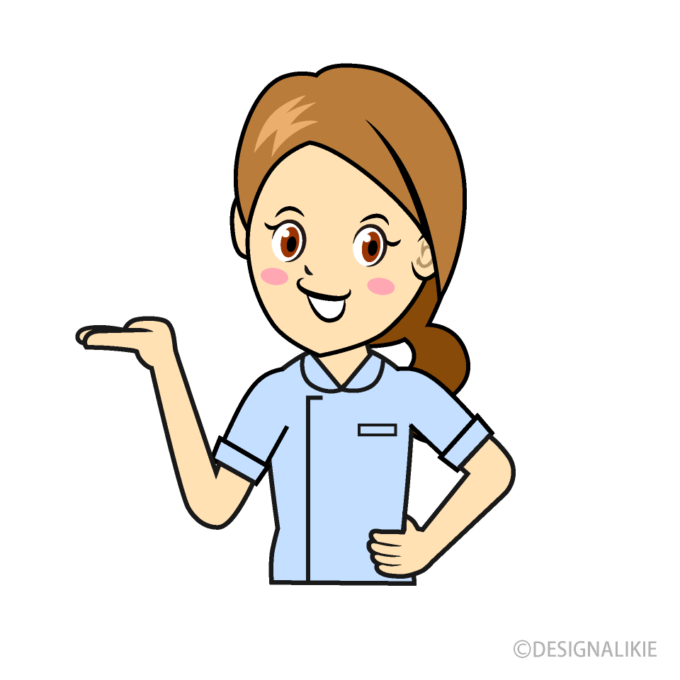 Smile Nurse Cartoon Free PNG Image｜Illustoon
