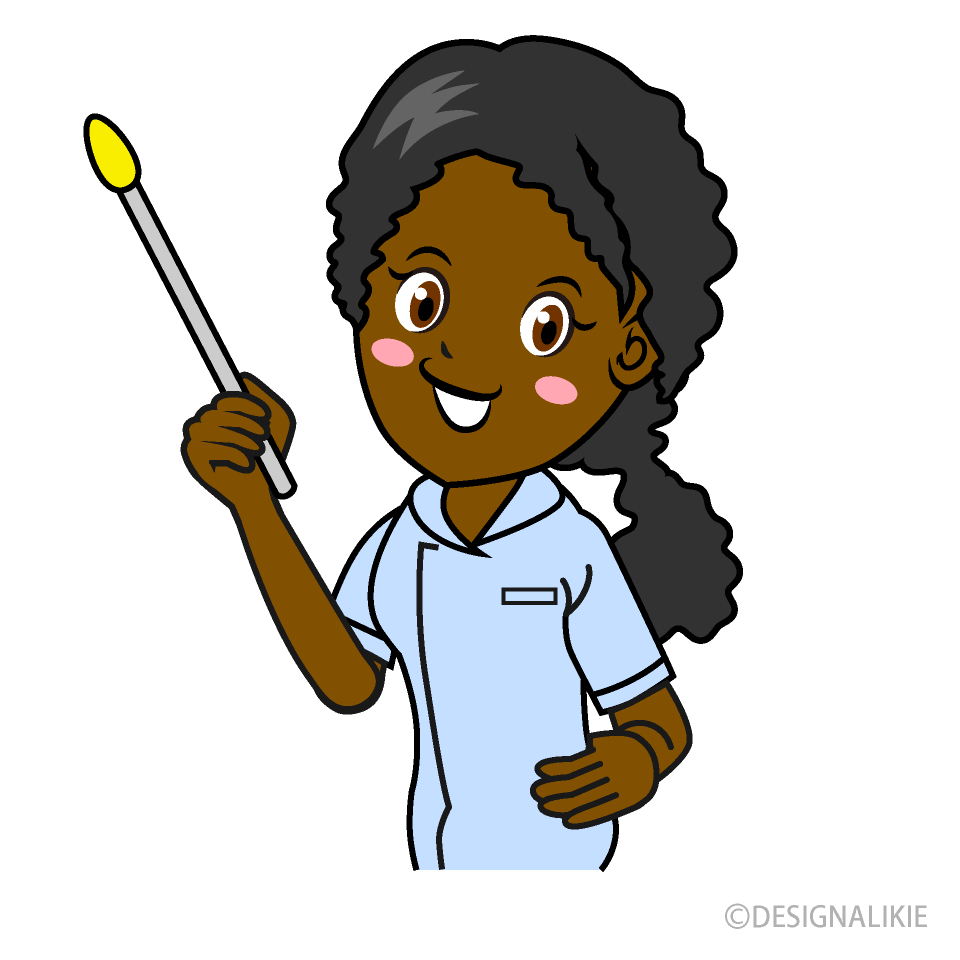 Nurse with Stick