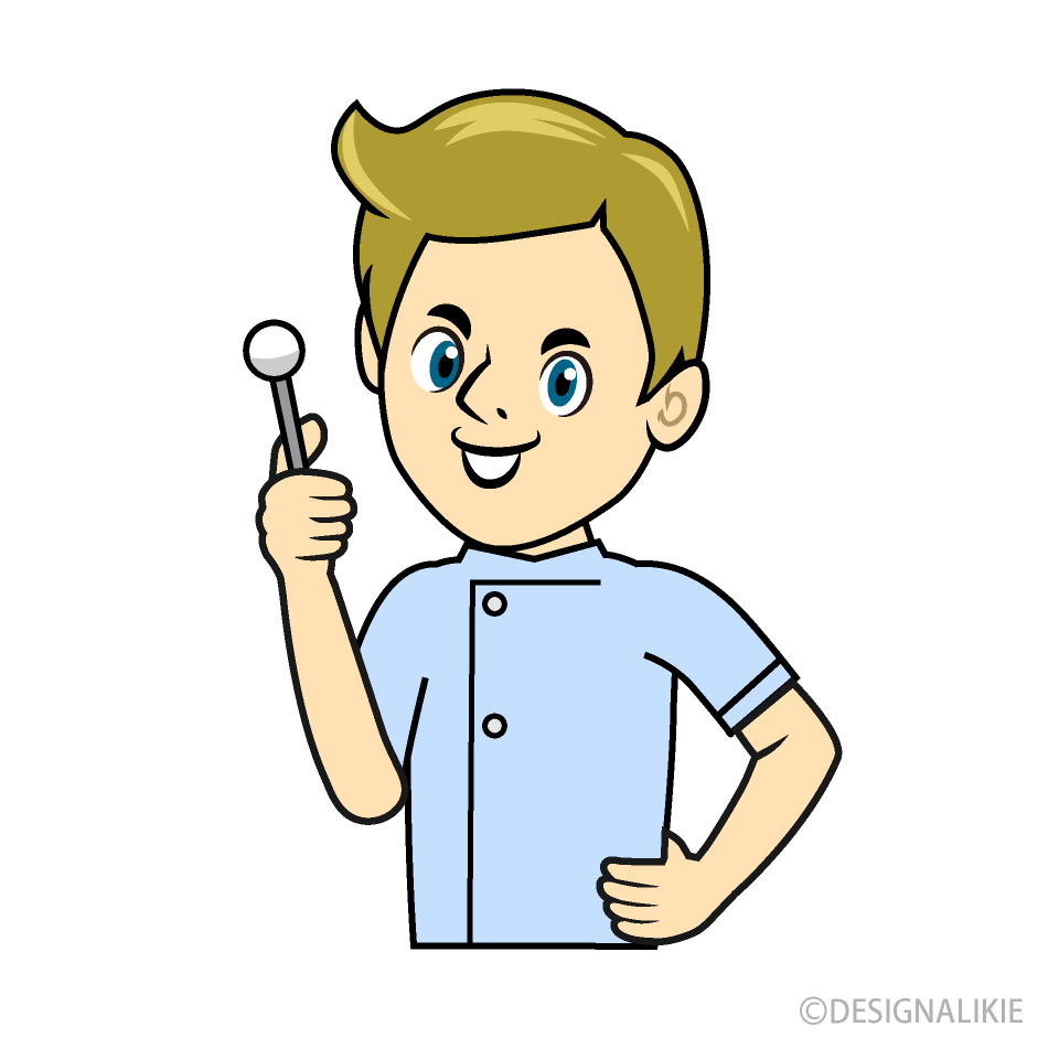Smile Dentist Cartoon Free PNG Image｜Illustoon