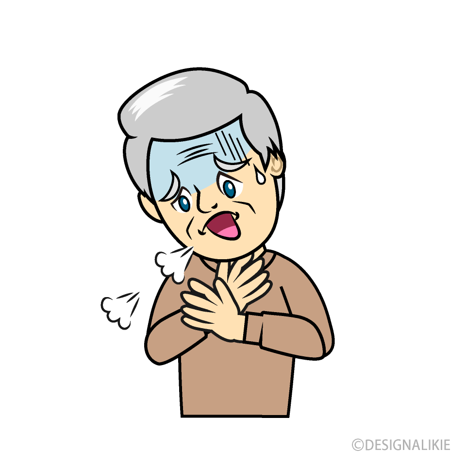 Difficulty Breathing Cartoon Free PNG Image Illustoon