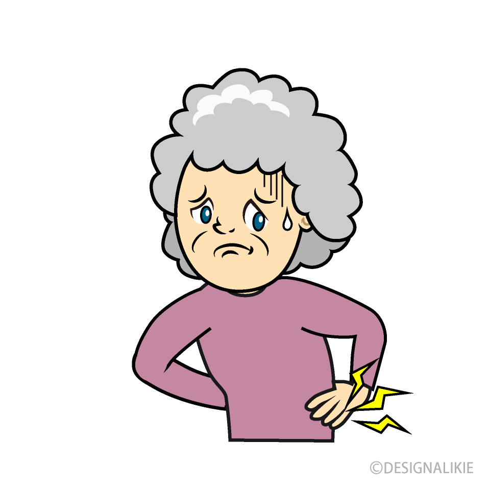 Elderly Woman Backache