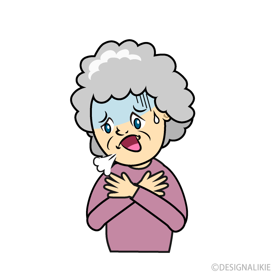 Elderly Woman Short Breath