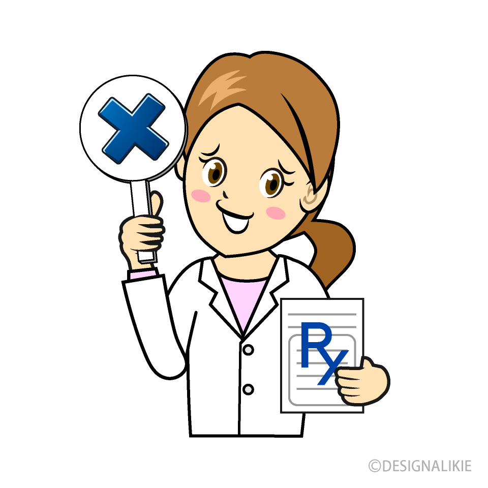 Pharmacist Incorrect Answer Cartoon Free PNG Image｜Illustoon