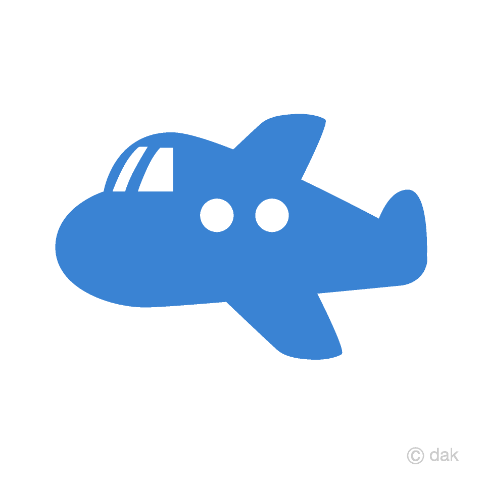 Cute Blue Plane