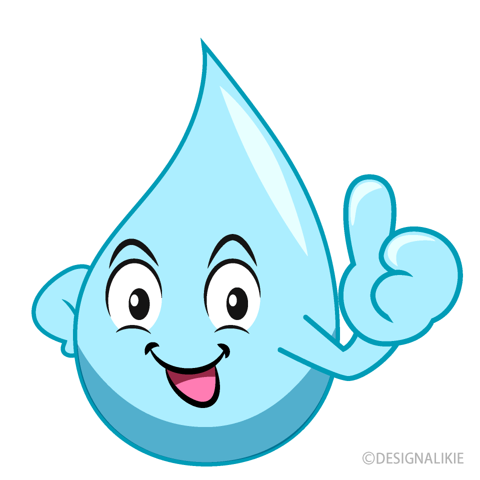 Thumbs up Water Cartoon Free PNG Image｜Illustoon