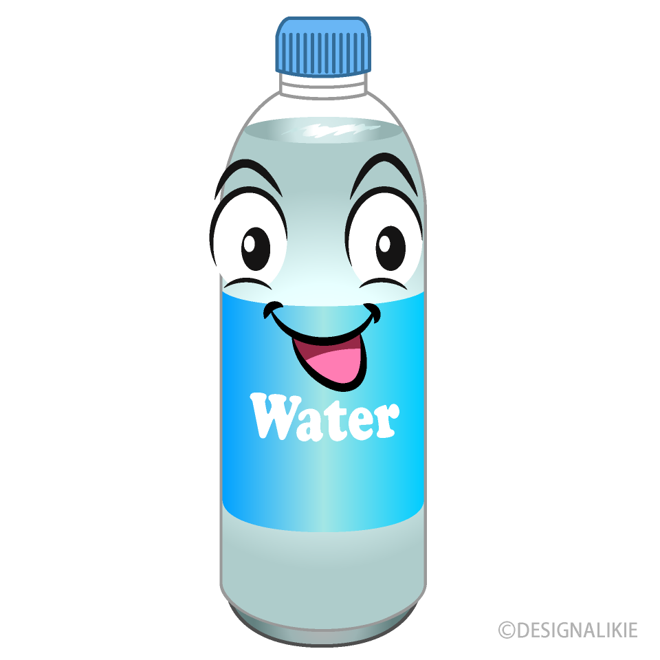 Water Plastic Bottle Cartoon Free PNG Image｜Illustoon