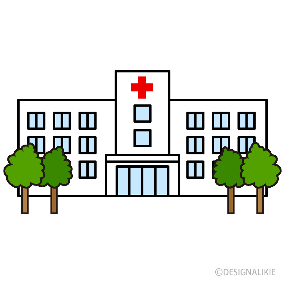 Hospital and Trees