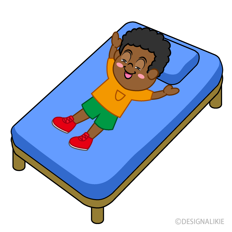 Boy Napping in Bed