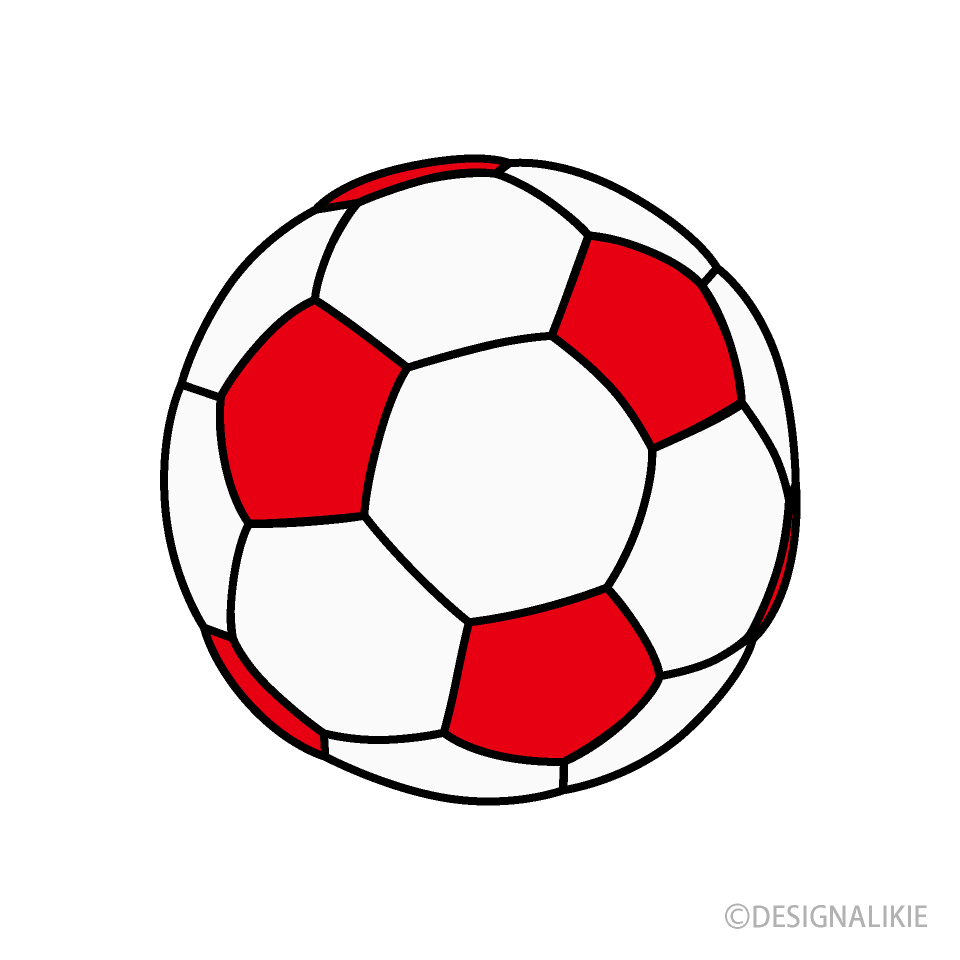 Red Soccer Ball