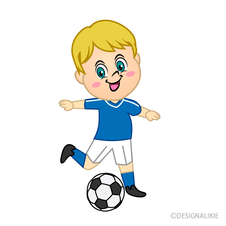 Boy Soccer Player to Kick
