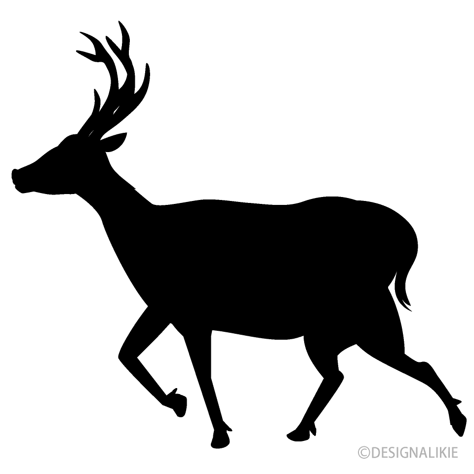 Running Deer Silhouette
