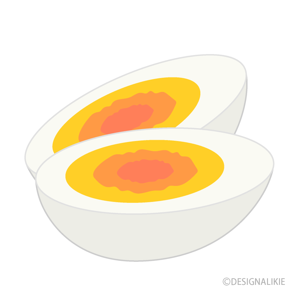 Cut Boiled Egg