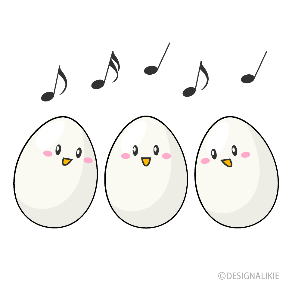 Singing Egg Character