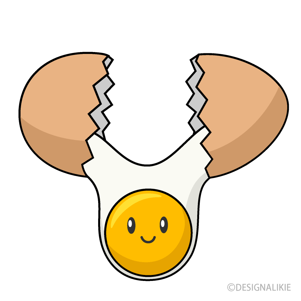 Cracked Egg Character
