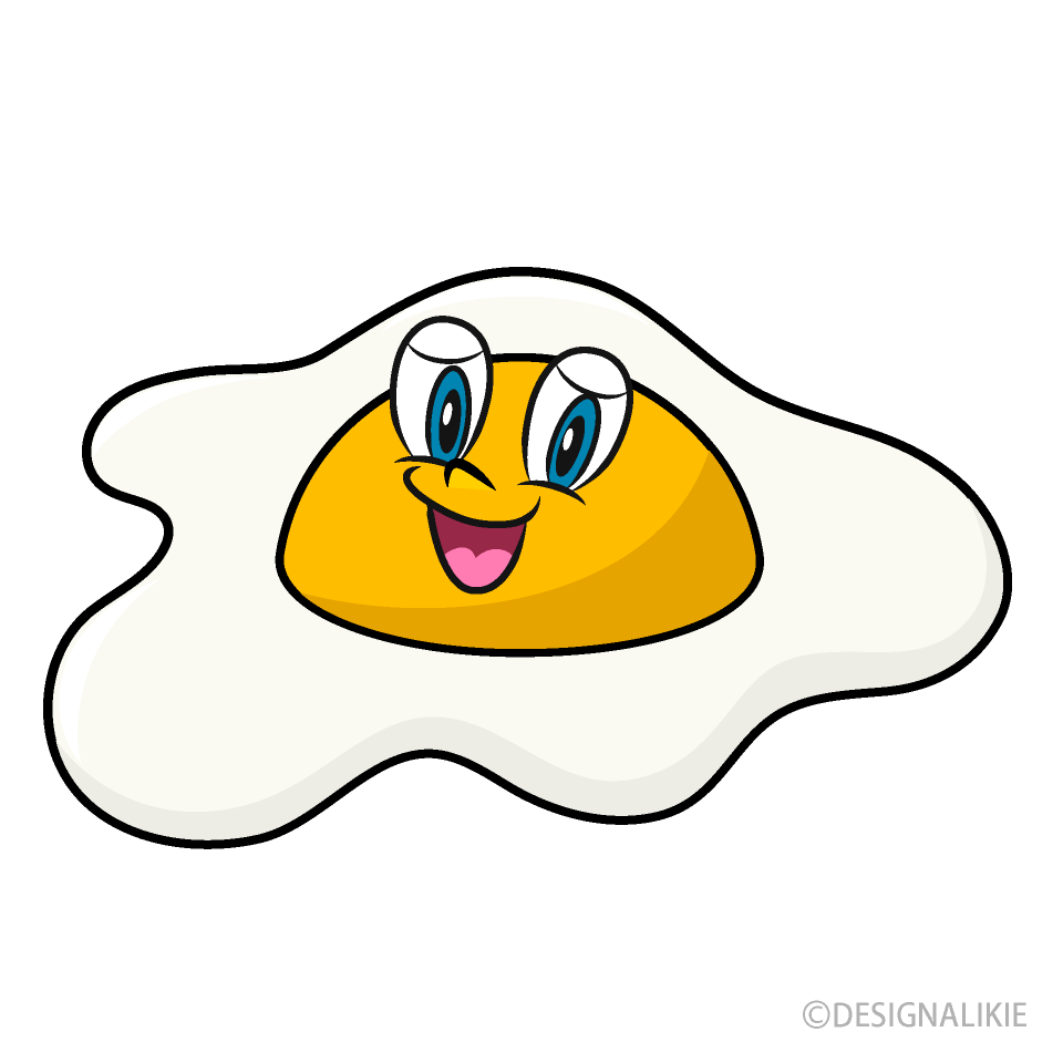 Egg Yolk Cartoon Free PNG Image｜Illustoon