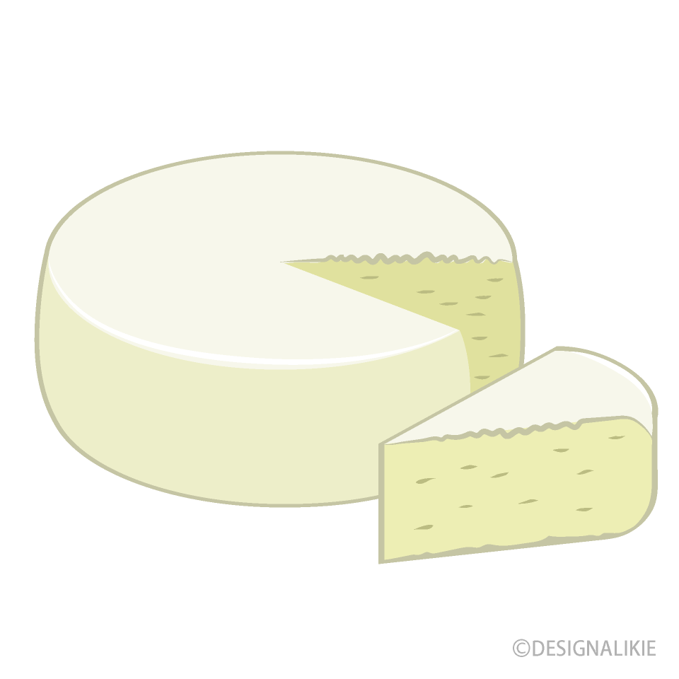 White Cheese Clip Art Free PNG Image｜Illustoon