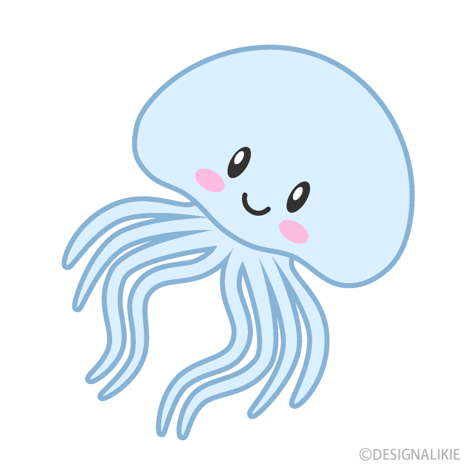 Cute Jellyfish Swimming