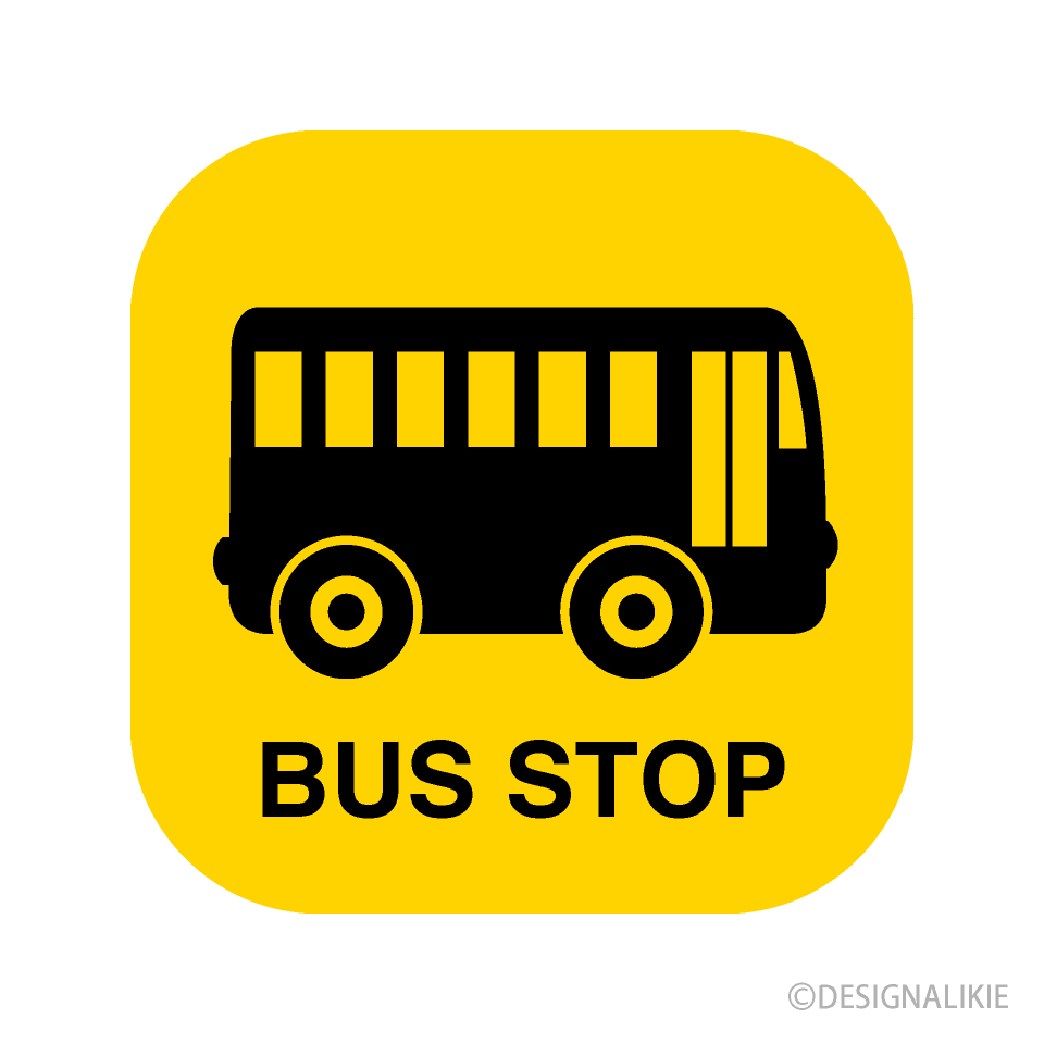 Bus Yellow Sign