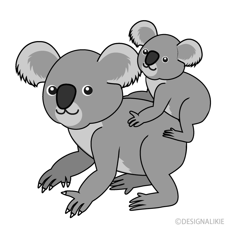 Walking Koala Parent and Child