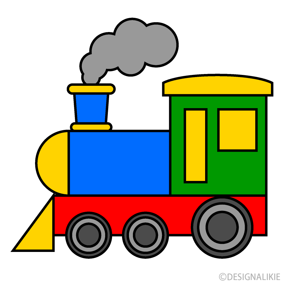 Colorful Train Cartoon Free Picturesï½œIllustoon.