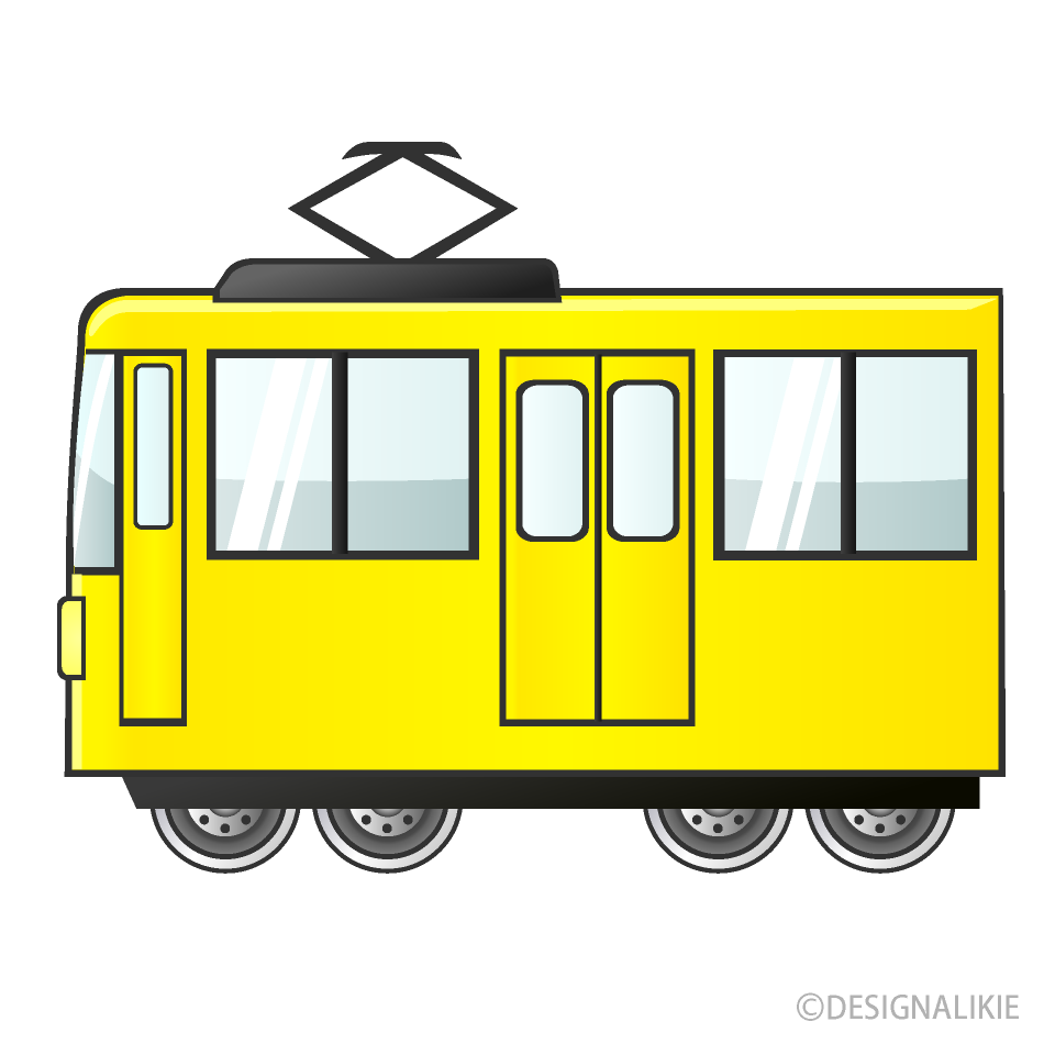 Yellow Train Clip Art Free PNG Image｜Illustoon