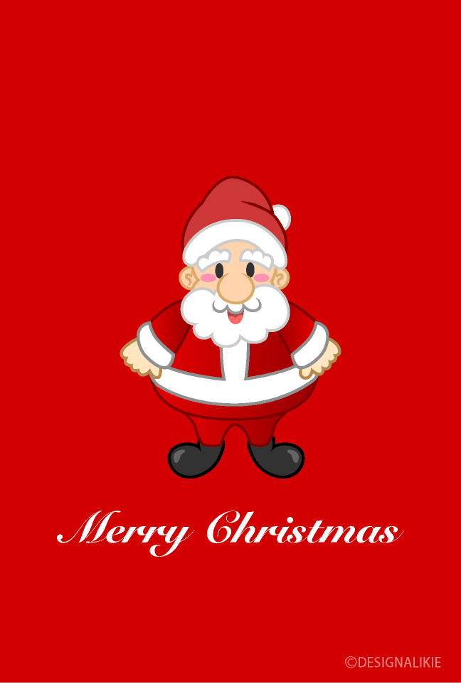 Santa Claus Character's Christmas Illustration Free PNG Image｜Illustoon
