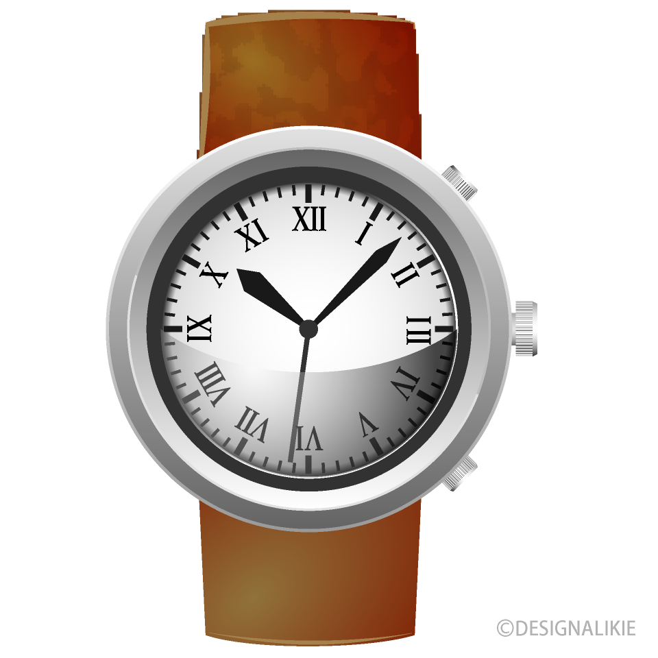 Leather Watch Clip Art Free PNG Image｜Illustoon