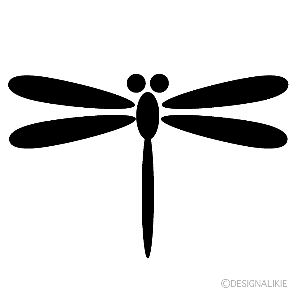 Dragonfly Symbol Clip Art Free PNG Image｜Illustoon