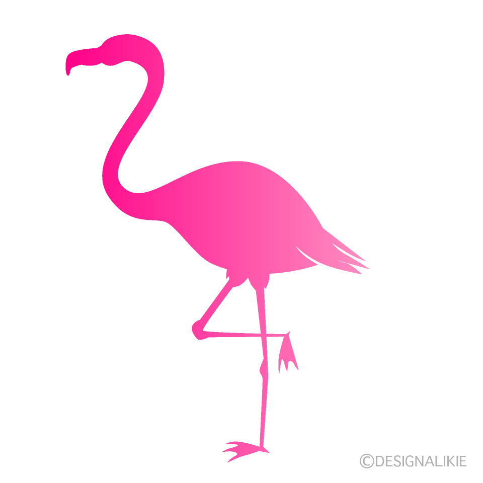 Flamingo Pink Silhouette