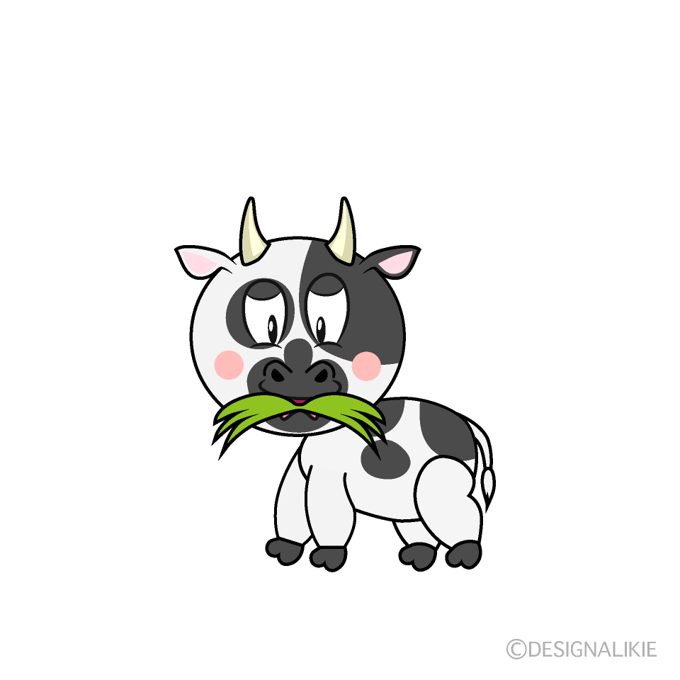 Cow Eating Grass