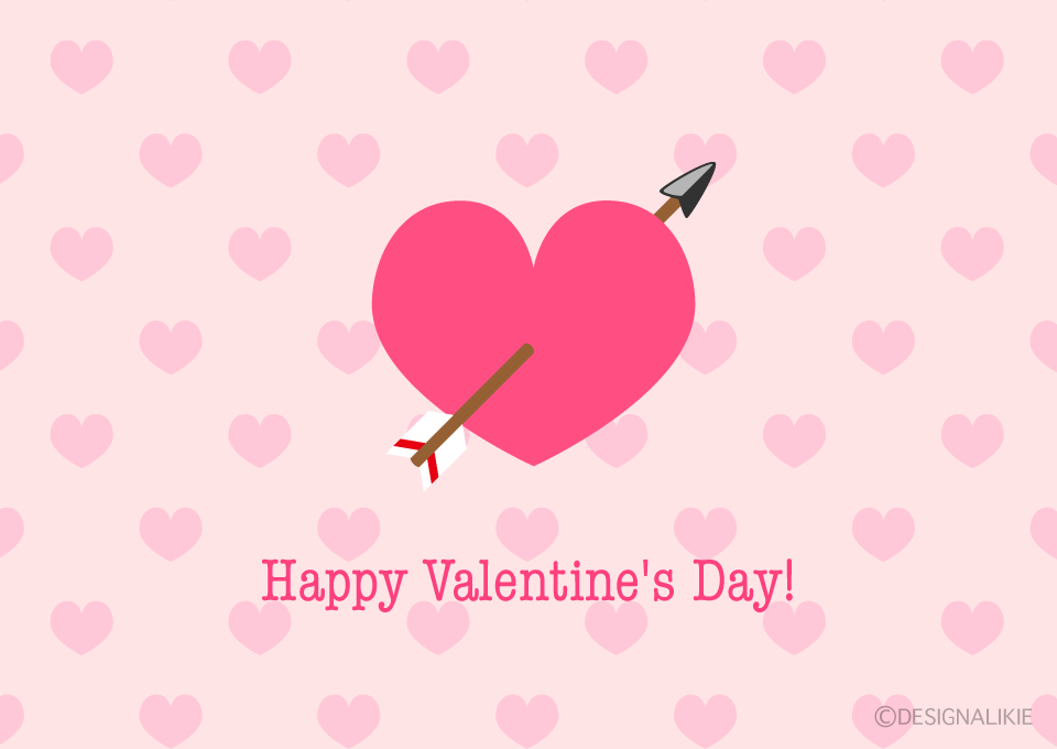 Arrow Heart Valentine's Day