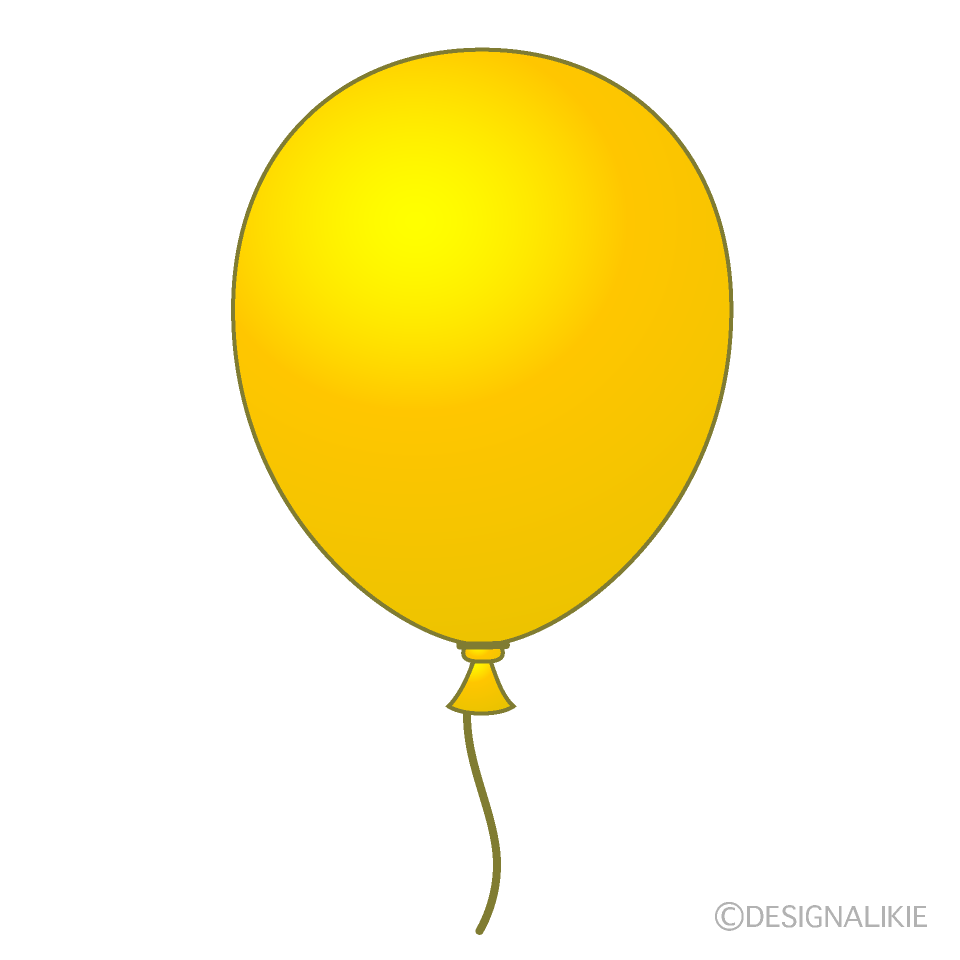 Yellow Balloon Free Png Image Illustoon