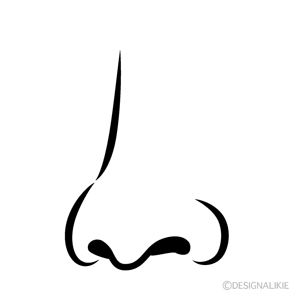 Nose Black and Nose Clip Art Free PNG Image｜Illustoon