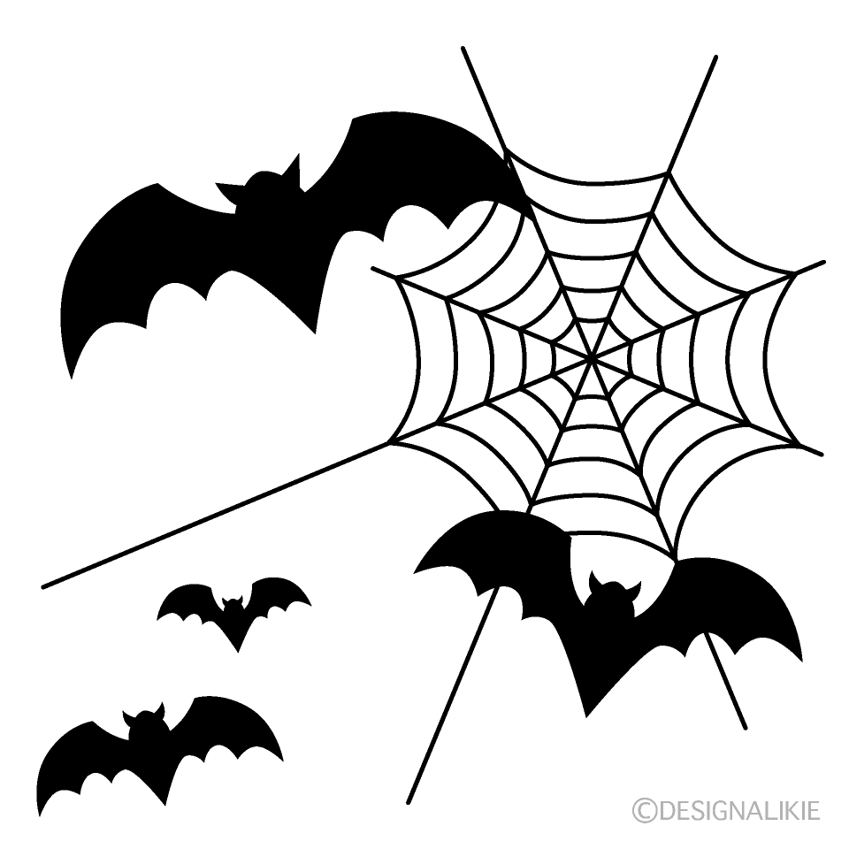 Halloween Bat and Spiders transparent PNG - StickPNG