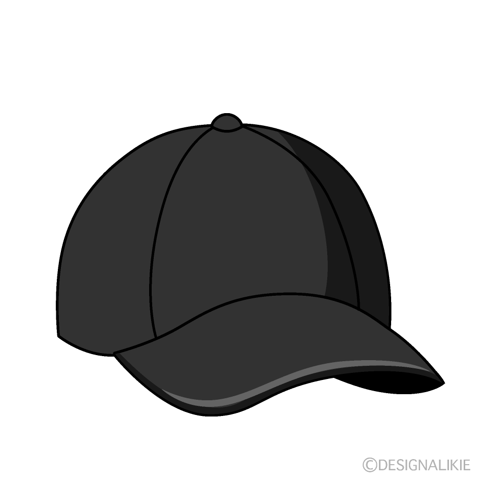 Black Cap Clip Art Free PNG Image｜Illustoon