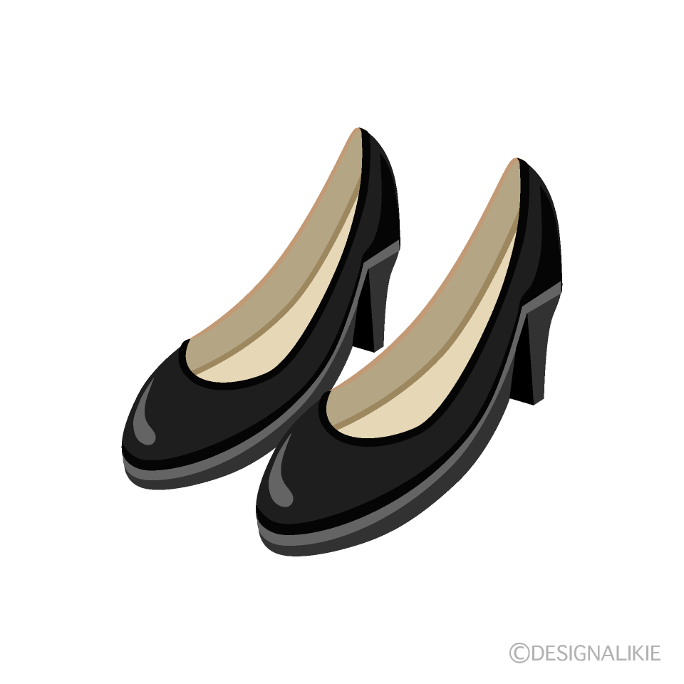 Clipart simple shoe prints clipartcow | Black and white high heels, White  high heels, Heels